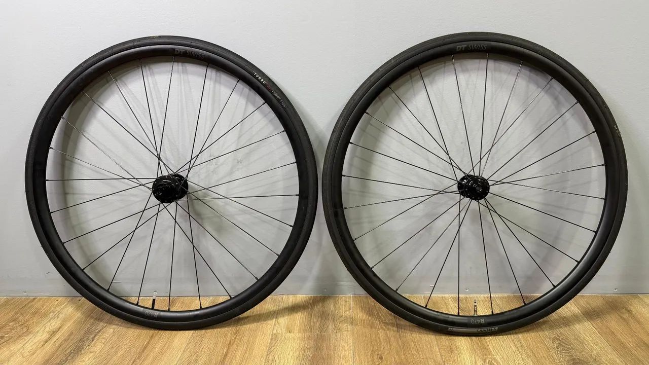 Rodas Dt swiss r470db disc + Pneu