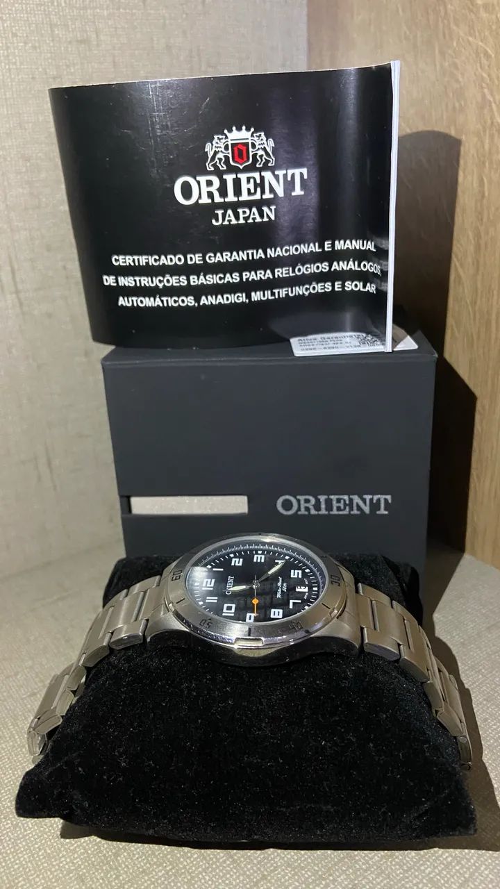 おおぞら Orient MTSSA006 P1SX – Solar, Dual Time, Aço e Bisel Bioceramic