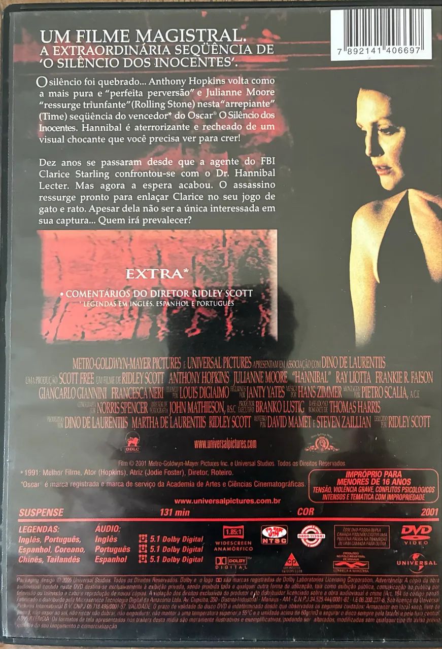 DVD - Hannibal - Foto 3