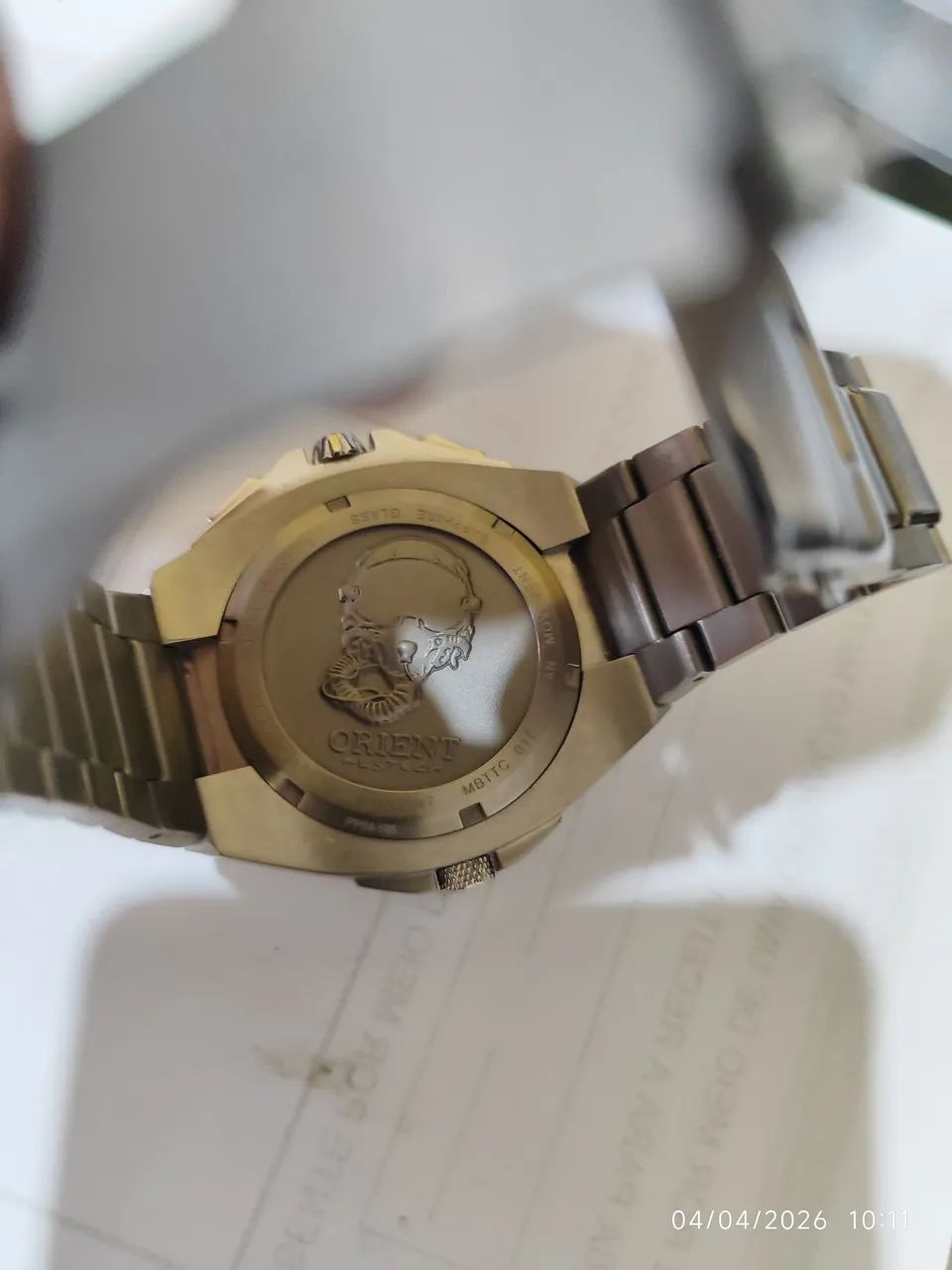 RELÓGIO DE PULSO ORIENT FLYTECH MBTTC017 - TITANIUM | SOLAR | ESTADO IMPECÁVEL - Foto 4