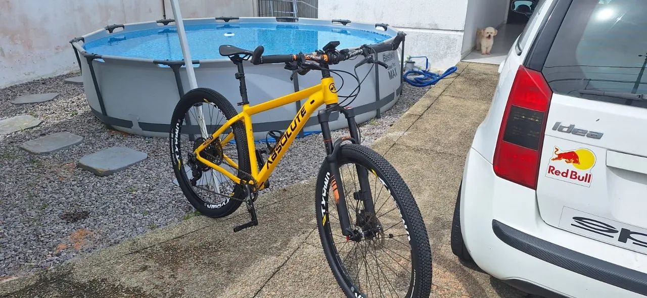 Bicicleta de ciclismo profissional.