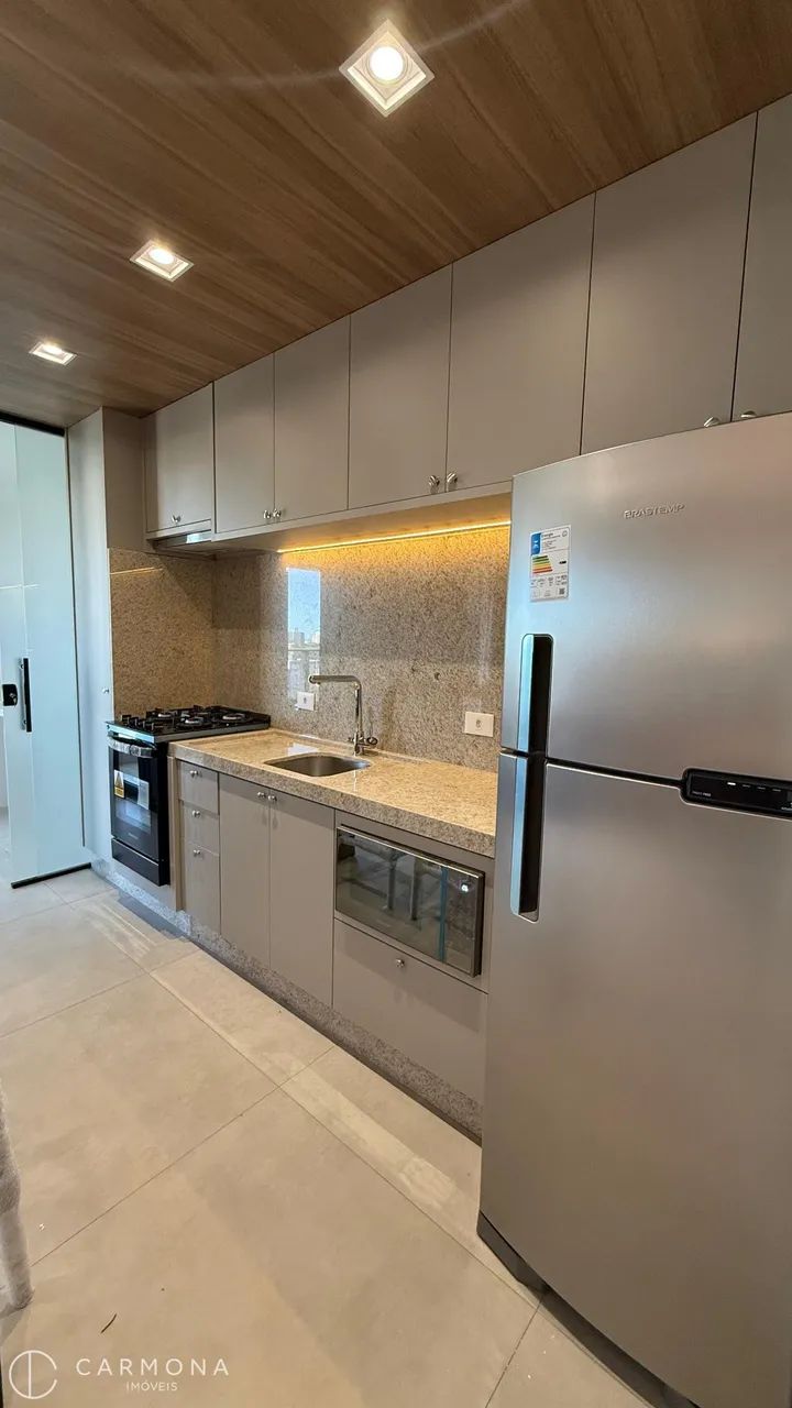 Aluguel no Edifício Soul: Apartamento semimobiliado com móveis planejados 1 Suíte, 2 Dormi - Foto 5