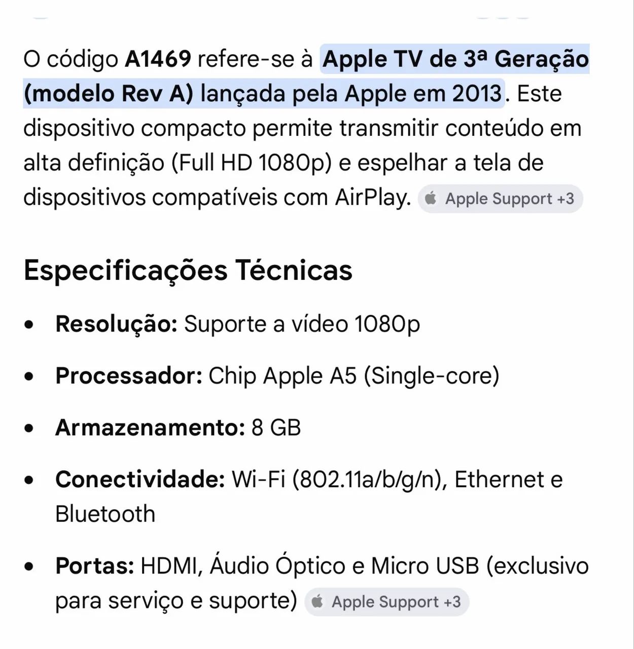 Apple TV 2013 A1469 - Foto 4