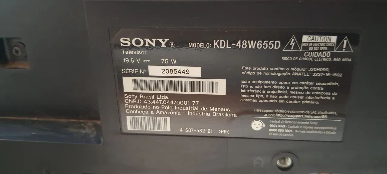 Tv sony bravia