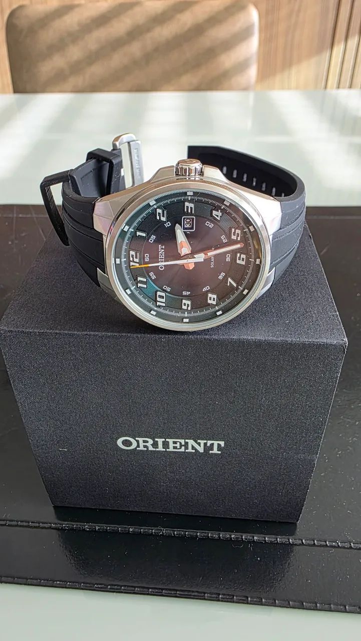 Relogio Orient Solartech estado de novo, com caixa e manual - Foto 3