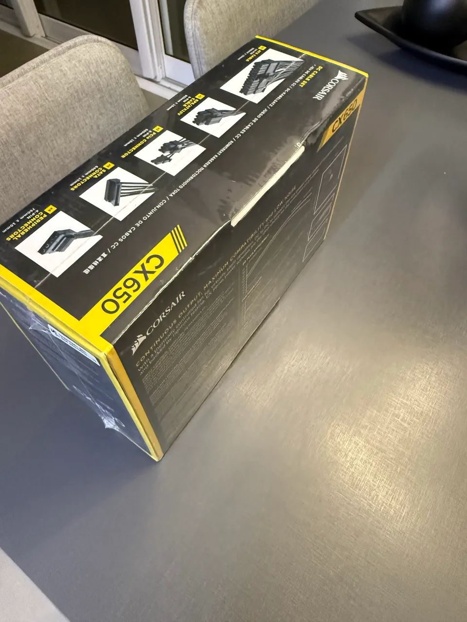 Fonte Corsair CX650, 650W, 80 Plus Bronze NOVA LACRADA - Foto 3