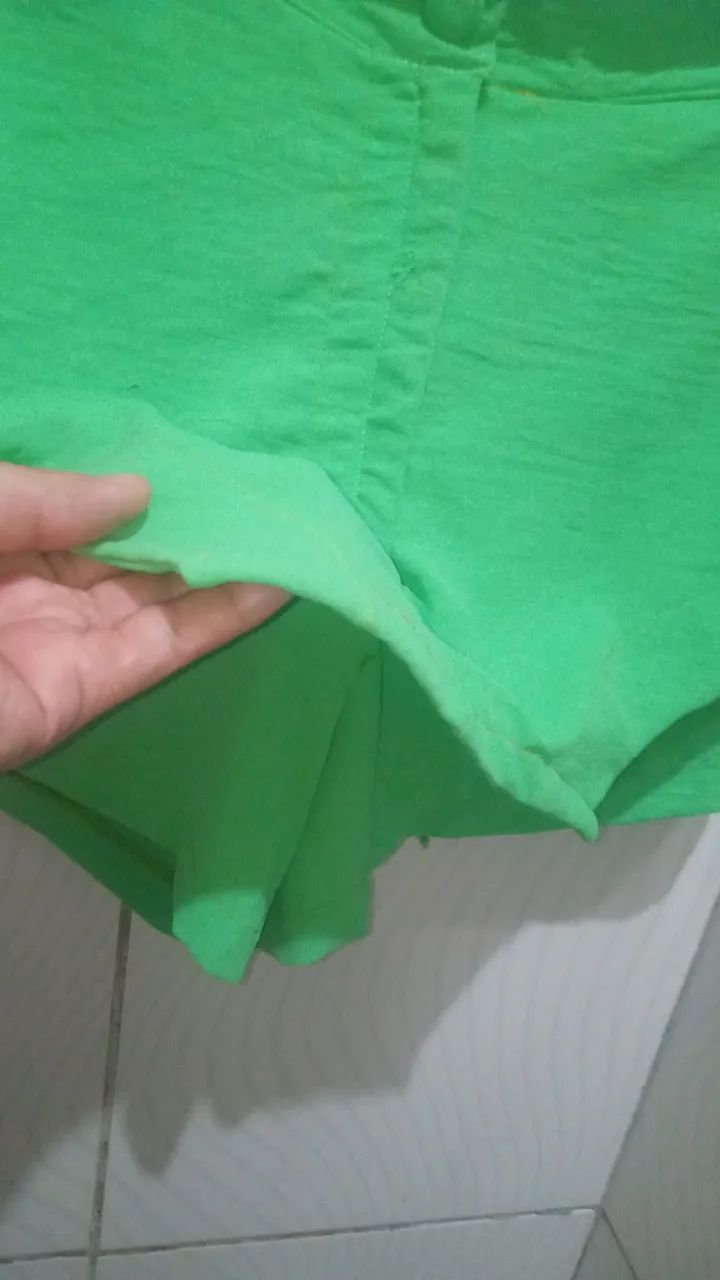 Shirt Saia Verde Feminino M  - Foto 2