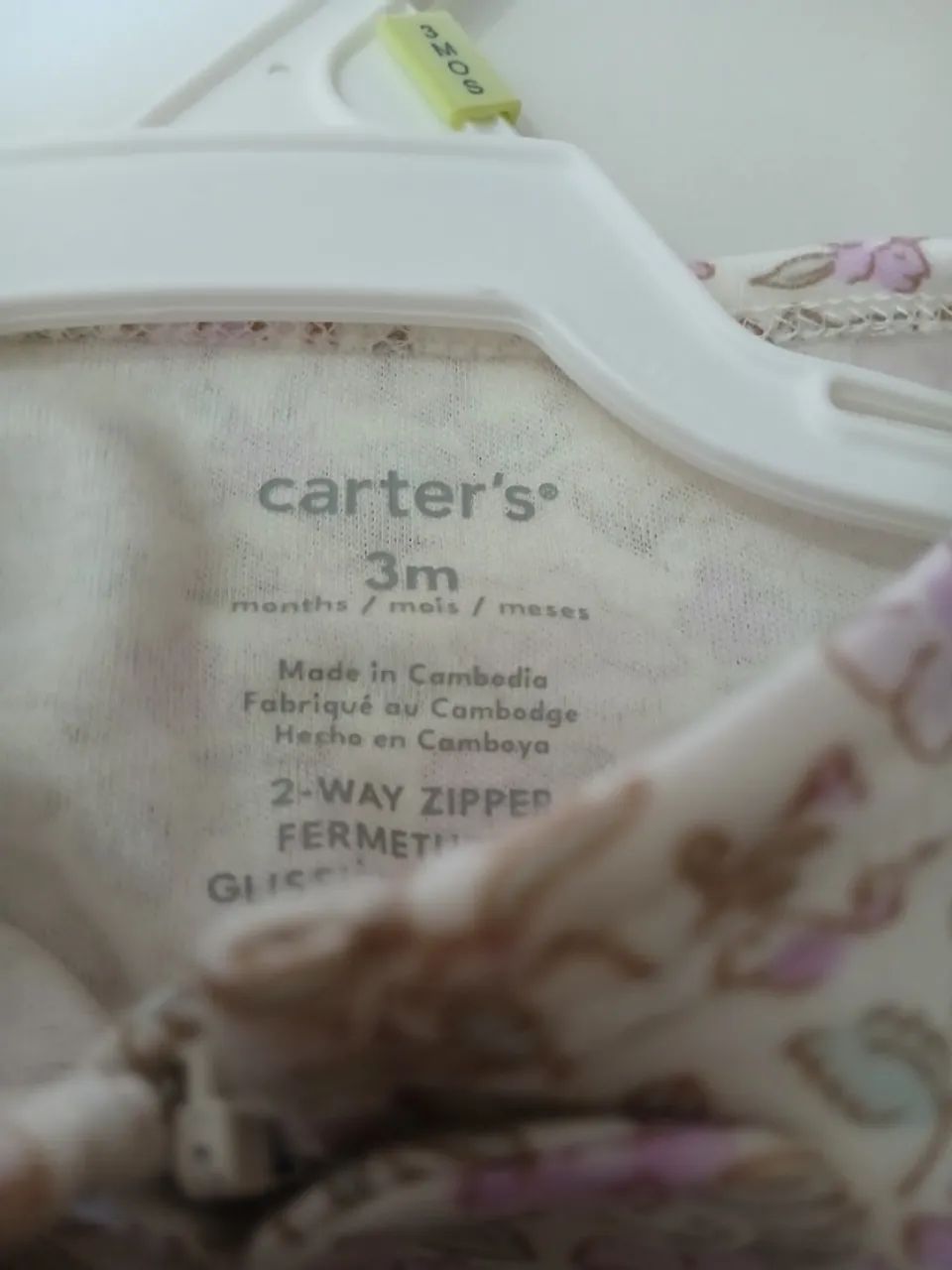 Macacão Carters 3 meses NOVO - Foto 4
