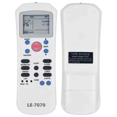 Controle Remoto Para Ar Condicionado Carrier Springer Le7070 - Foto 3