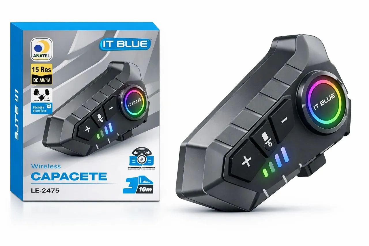 Fone bluetooth para Capacete 