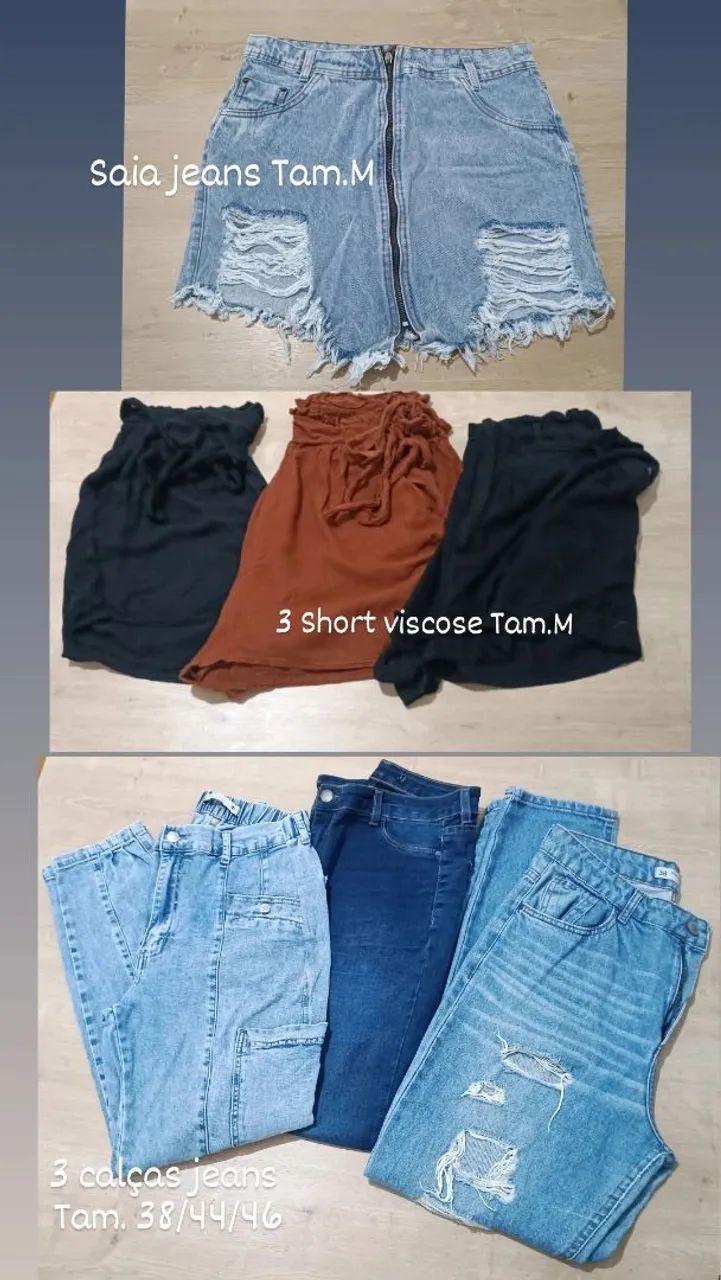 Kit 35 peças para brechó 