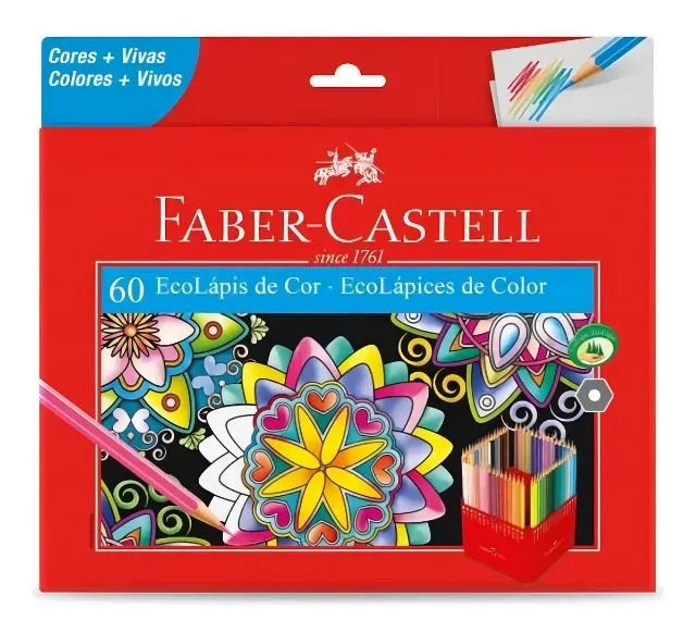 Lápis De Cor 60 Cores Faber Castell