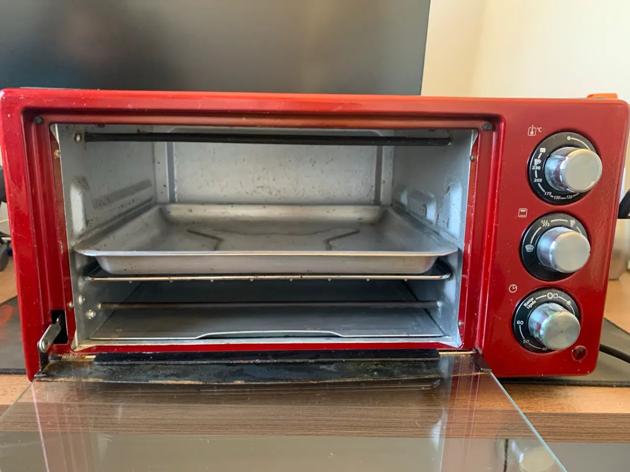 FORNO ELÉTRICO OSTER COMPACT 15 LITROS VERMELHO - Foto 2