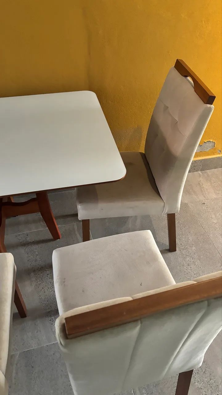 Mesa com 4 cadeiras jantar  - Foto 5