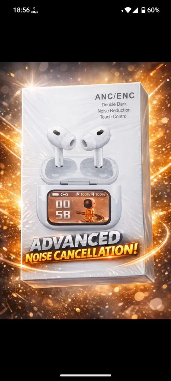 Fone Bluetooth Com Tela Touch Lacrado!!