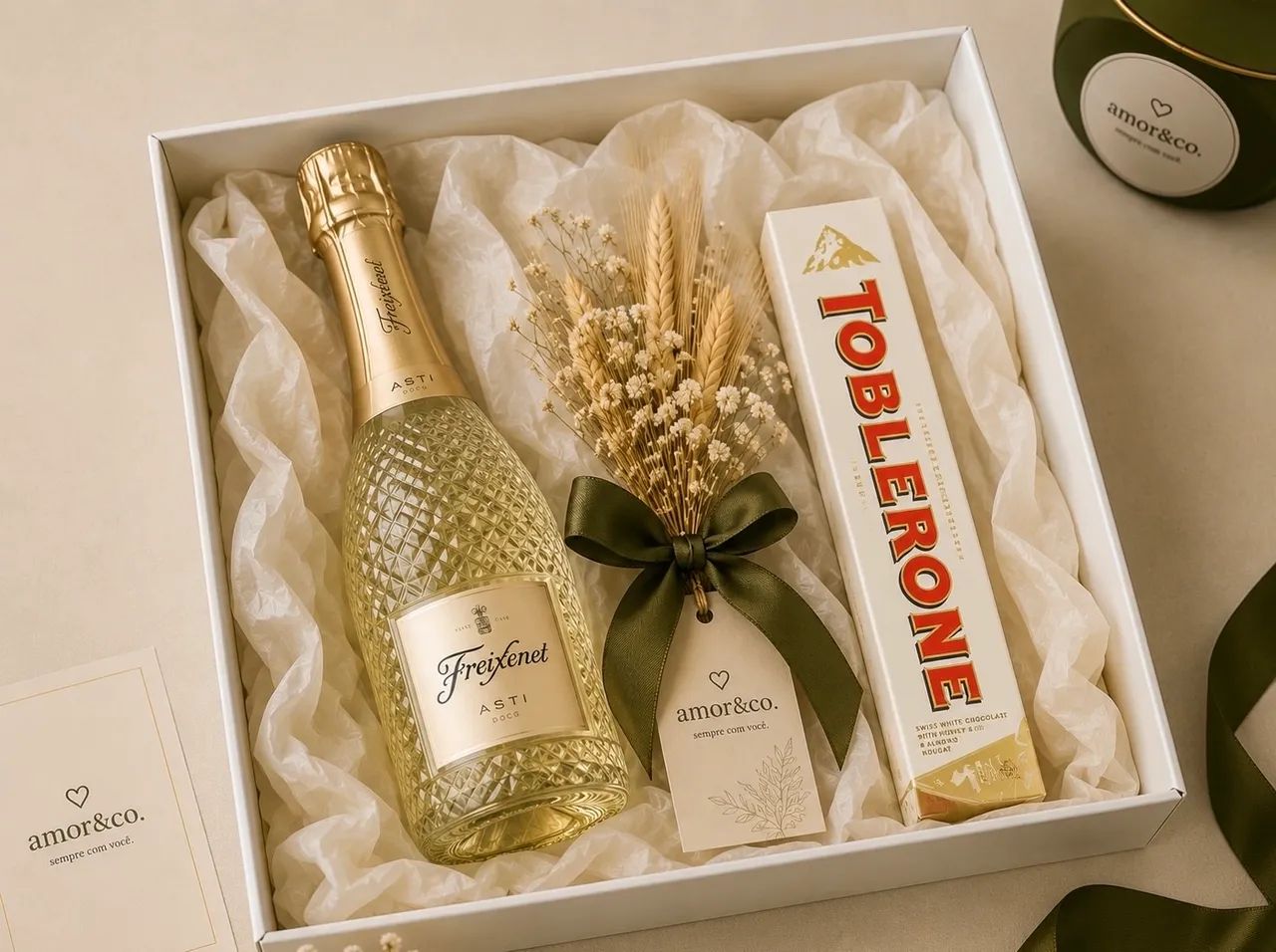 Box Romântico com Vinho - Foto 5