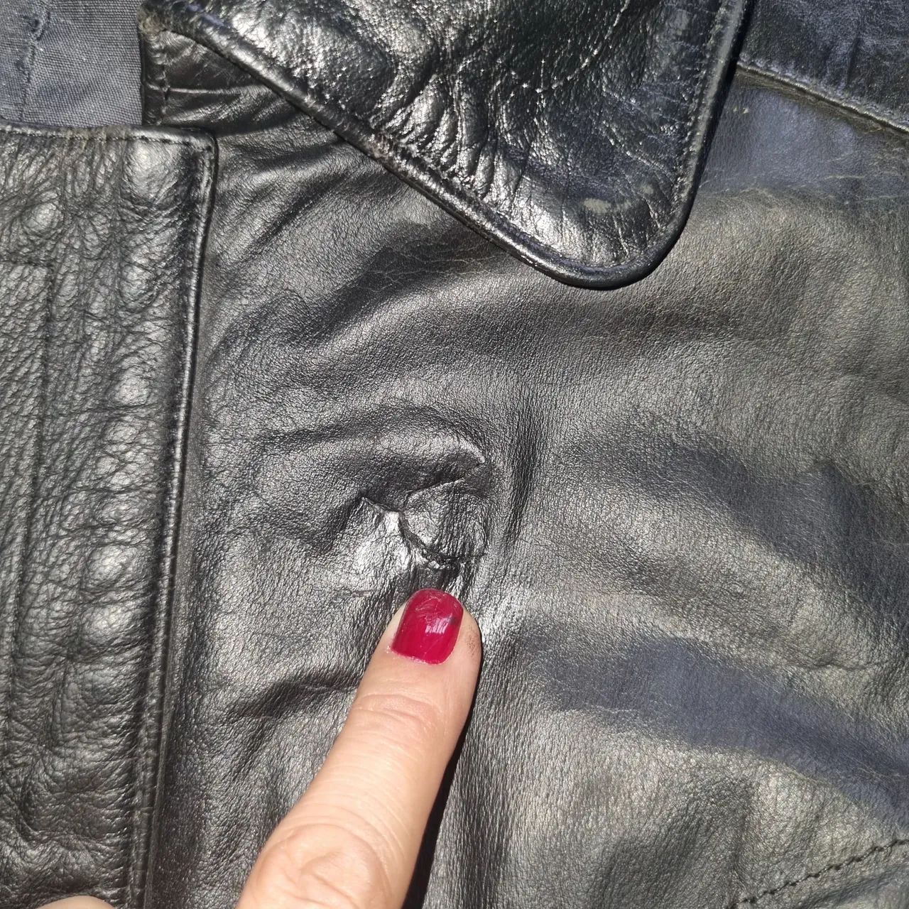 Jaqueta couro legítimo M, jaqueta víntage  - Foto 3