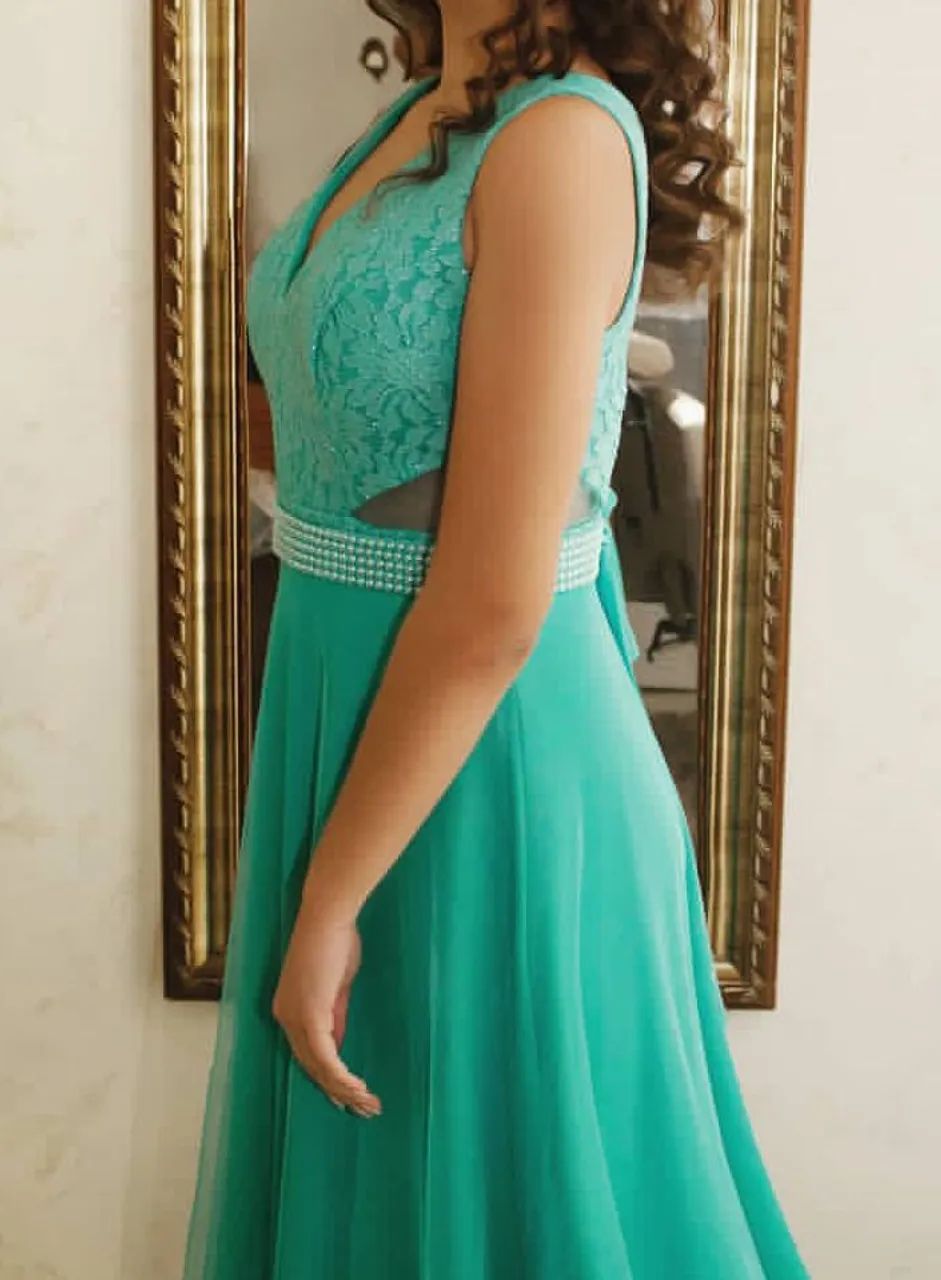 Vestido de festa em chiffon - Foto 3