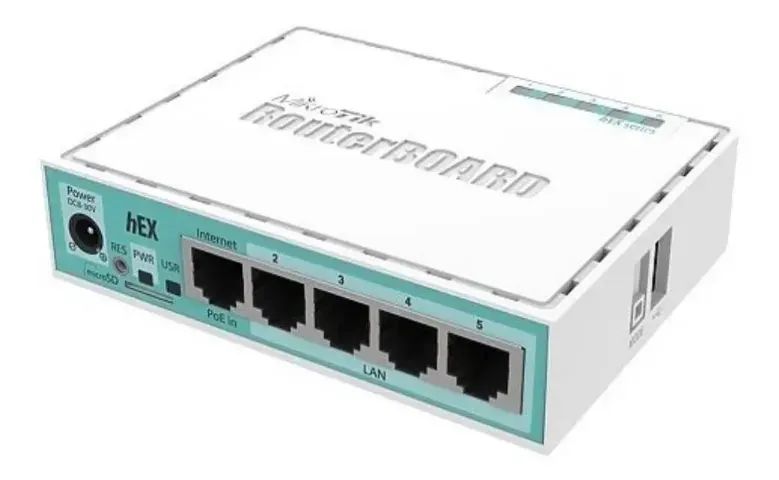 KIT com 8 - Roteador MikroTik Hex RB750Gr3 Branco - Foto 2