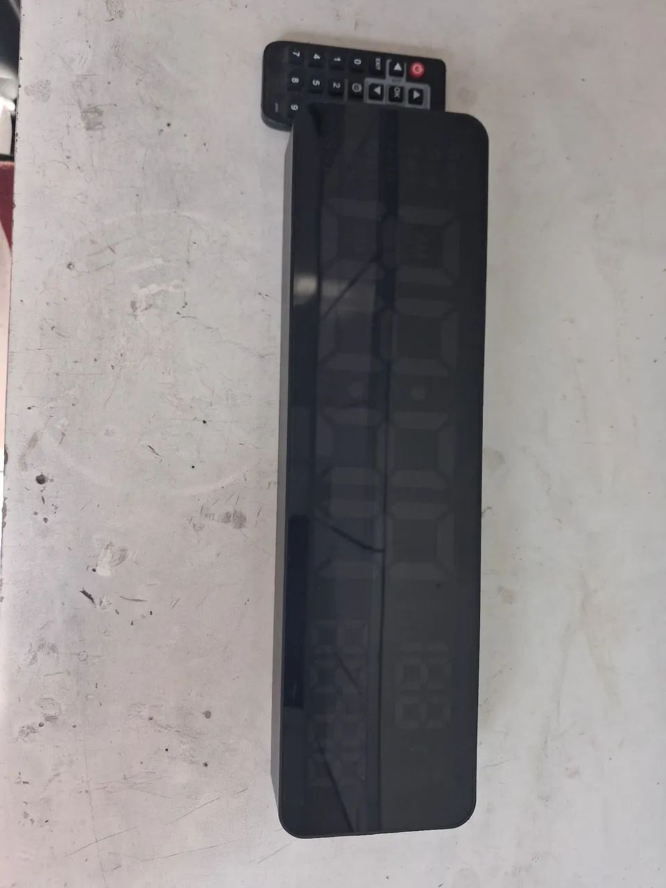 Relógio de parede Led com controle
