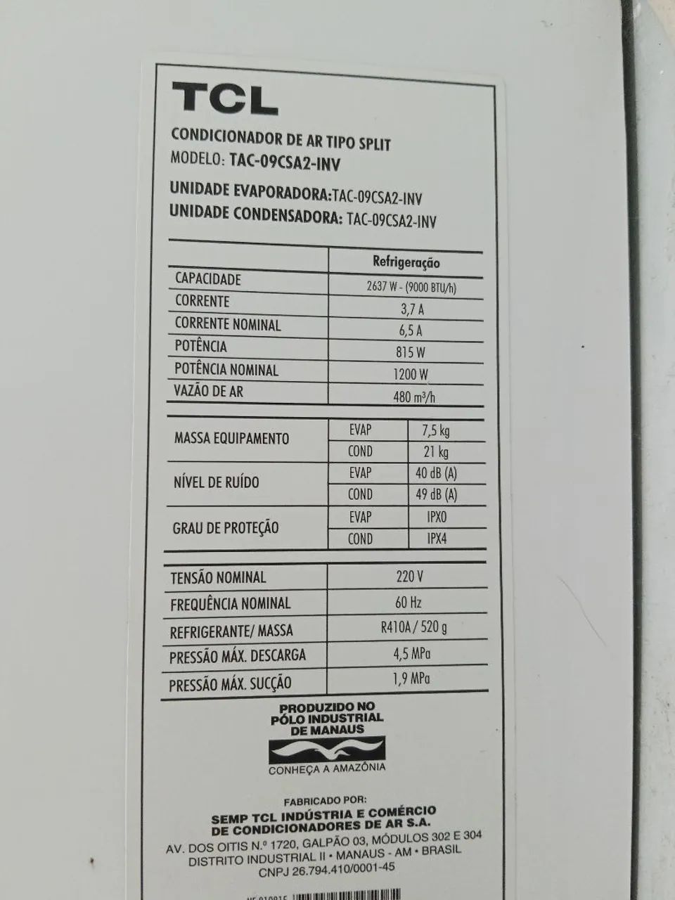 Vendo split 9.000btus - Foto 4