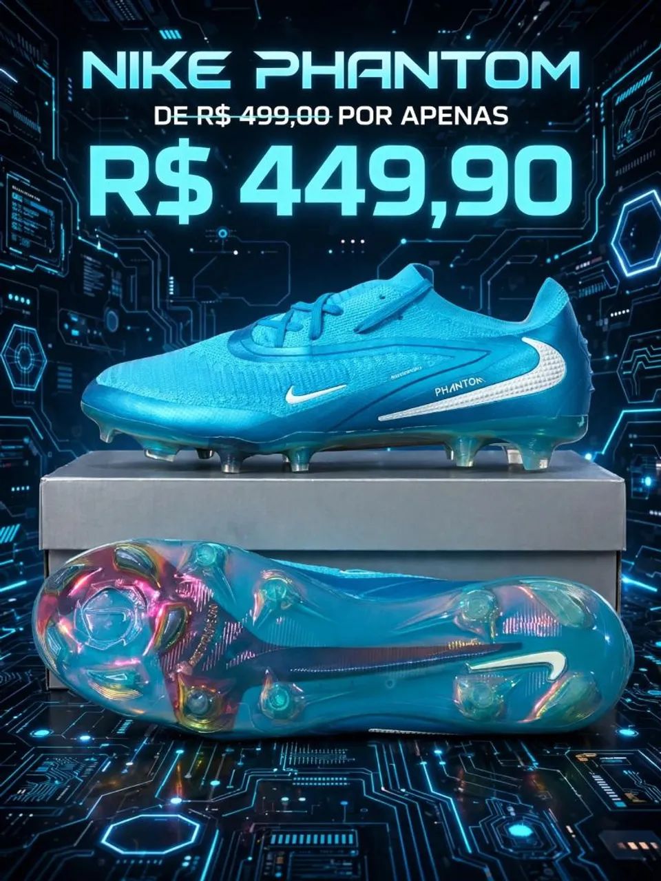 CHUTEIRA CAMPO NIKE PHANTOM  - Foto 5