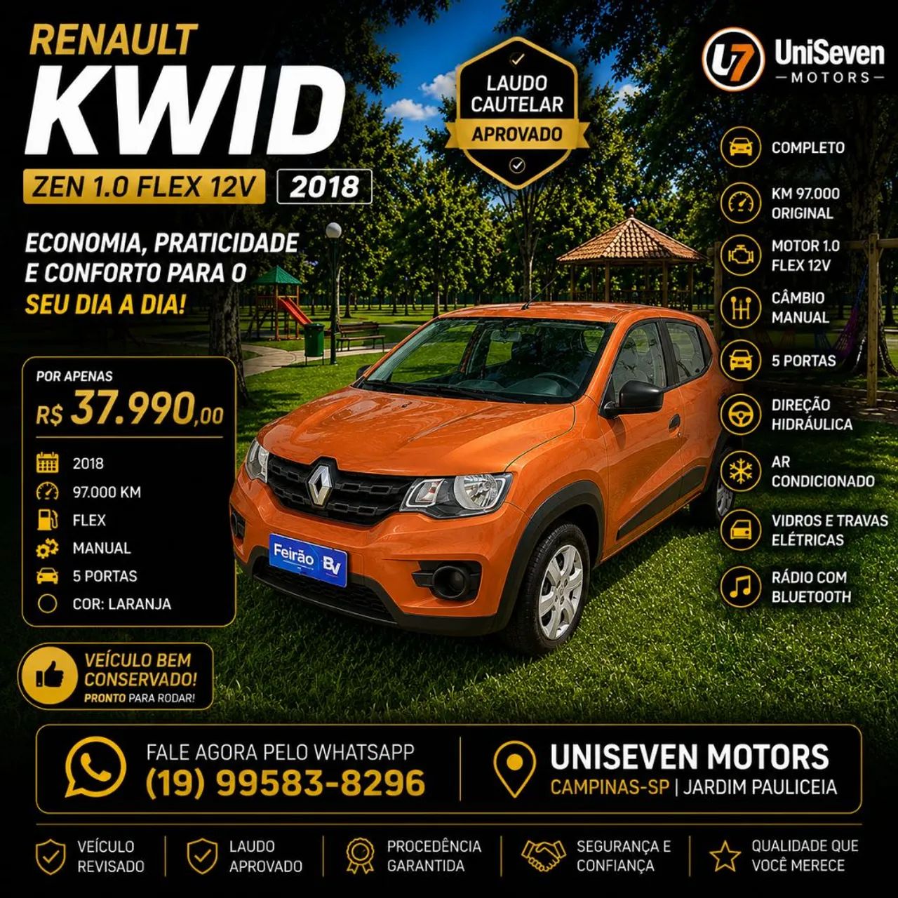 Renault Kwid 1.0 Zen 2018