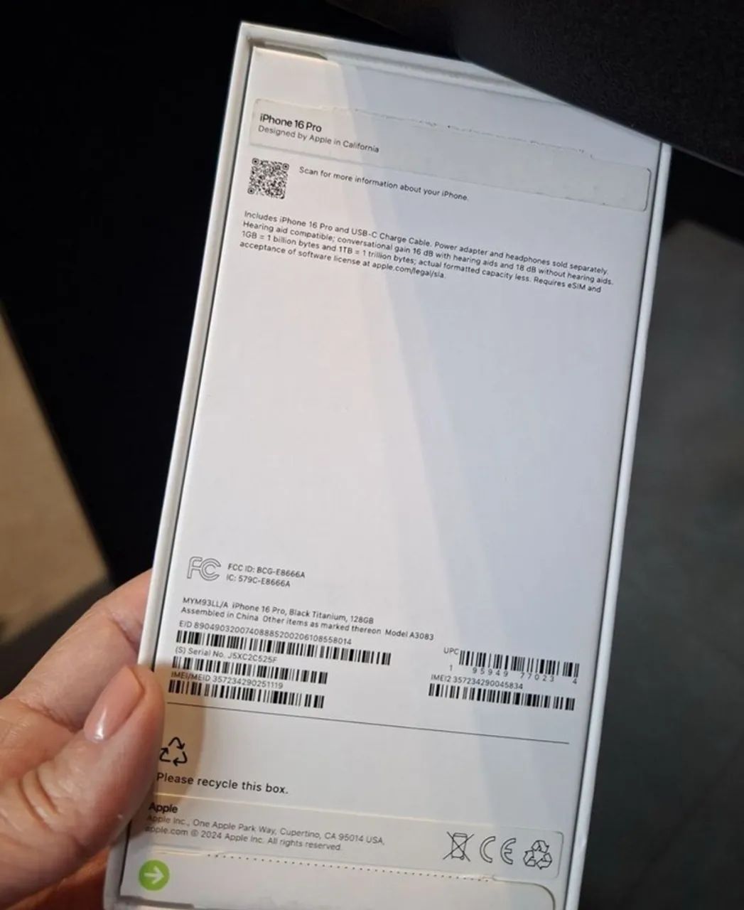 iPhone 16 pro Max 256 G ainda com caixa 92% ? - Foto 4