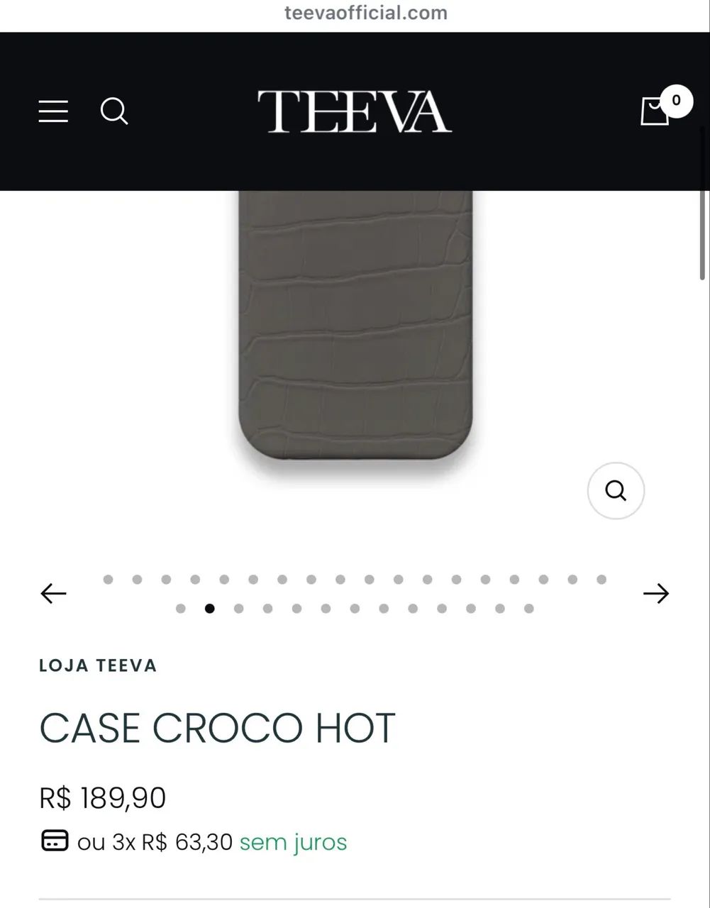 Capinha teeva de couro - Foto 5