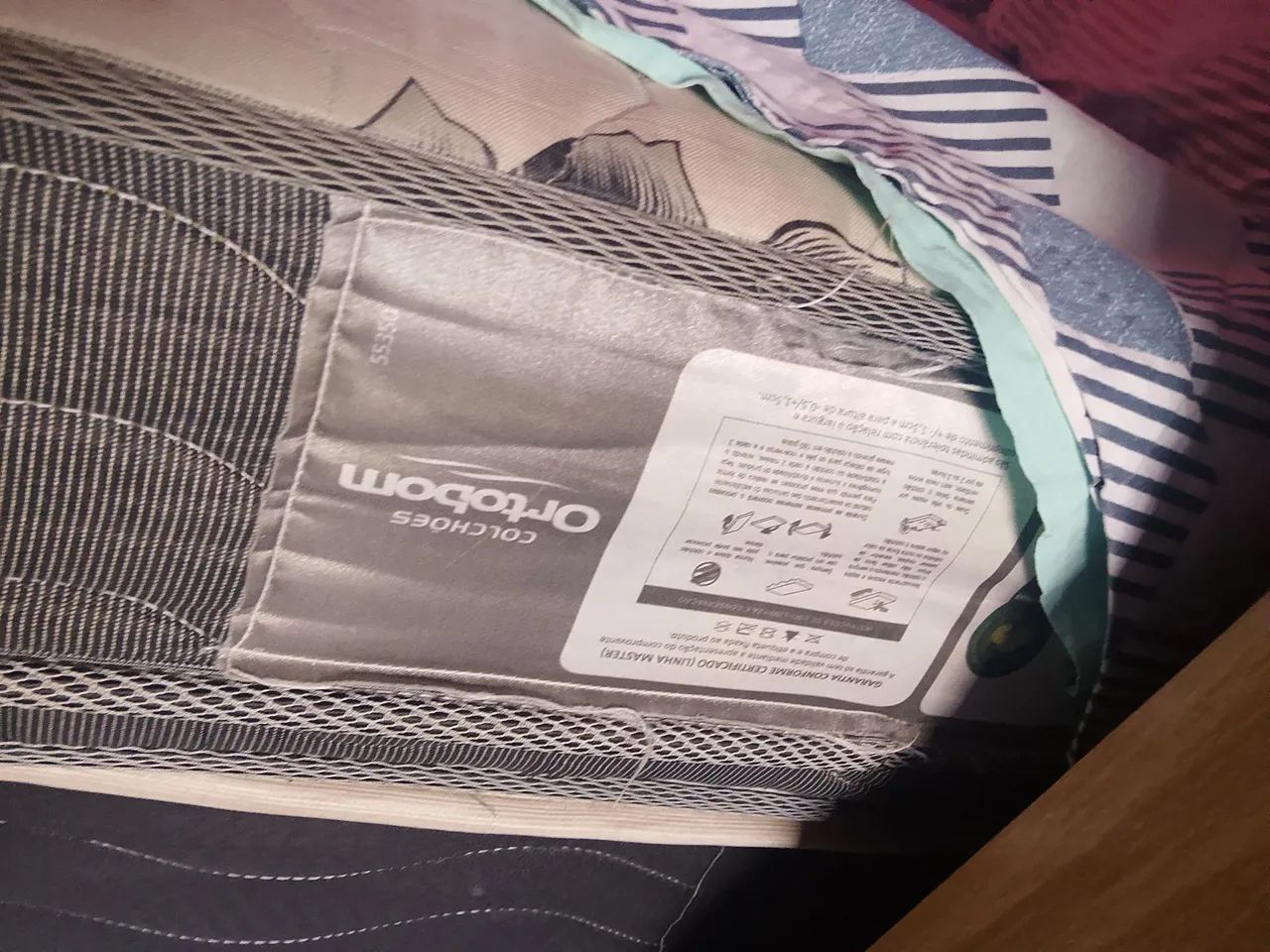 Cama box , completa com colchão Ortobom. - Foto 4