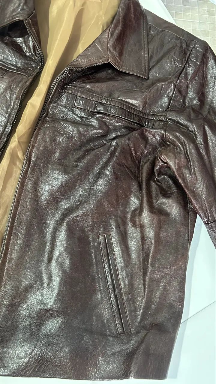 Jaqueta Masculina Couro legítimo  - Foto 3
