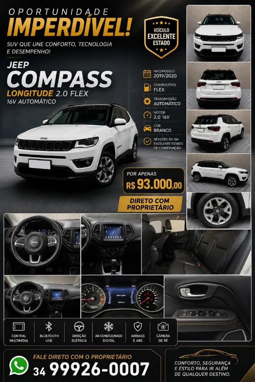 Jeep Compass Longitude 2.0 4X2 Flex 16V Aut. 2020