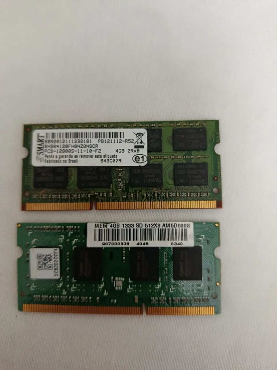02 Memória Ram-04 Gb-para Notebook-usadas - Foto 2