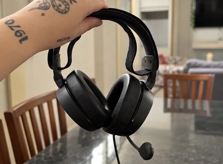 Fone/Headset Gamer SteelSeries com Microfone Retrátil - Foto 4