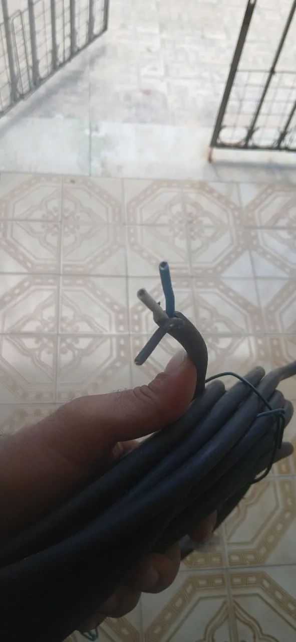 Cabo PP elétrico 3 e 2 vias