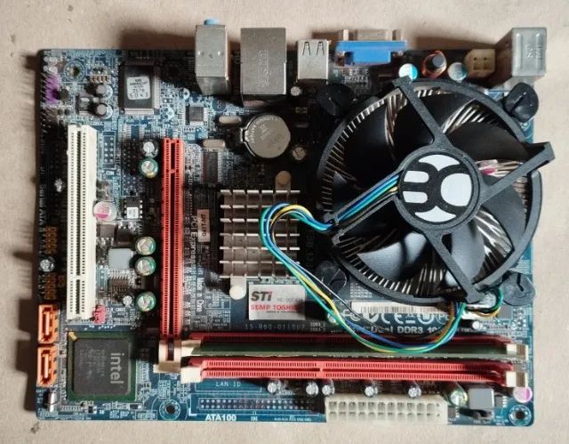 Placa mãe g41t-m7 com processador dual core e5700 e 2gb de memoria ddr3 - Foto 2