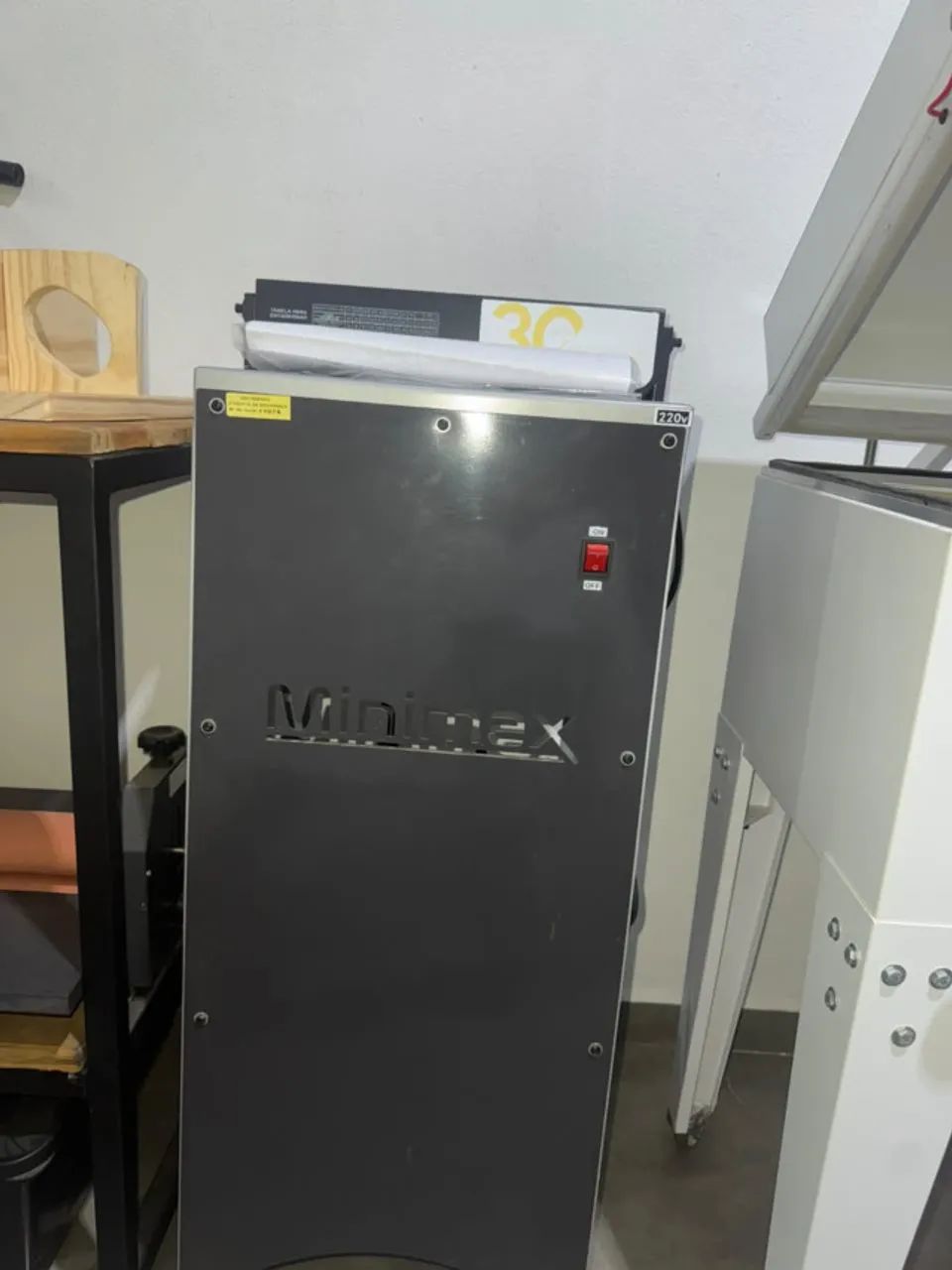 MINIMAX FURADORA COMPLETA C/3 CABEÇAS PARA GRÁFICA