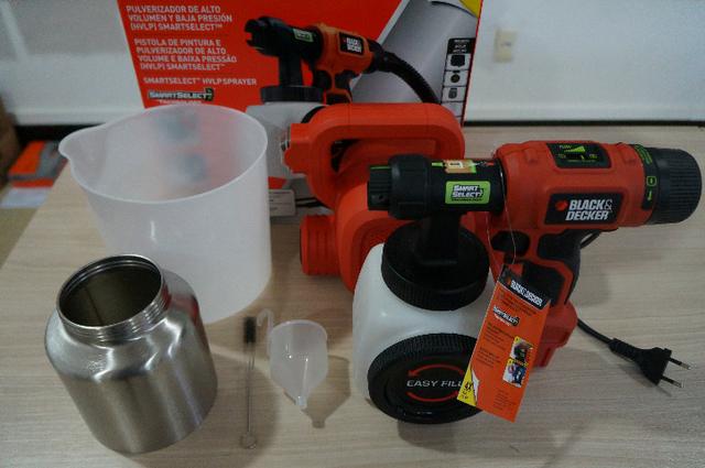 Pistola de Pintura e Pulverização 320W bdph400- Black & Decker 220v - Foto 5
