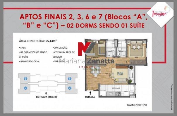 Residencial Imagine - Apartamento em Lançamentos no bairro Lagoa Seca - Santa Bá... - Foto 13