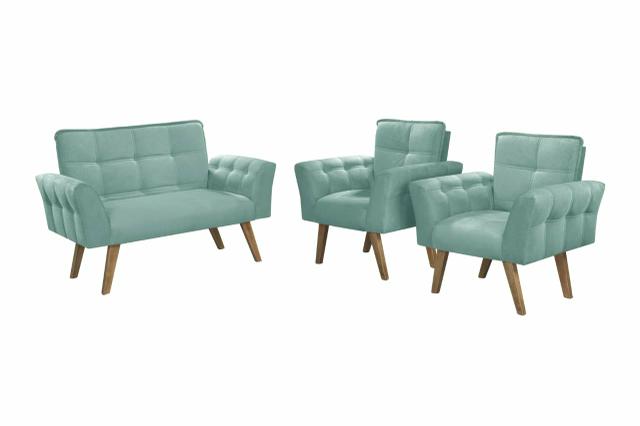 Conjunto de Poltronas Anabelle Retro ???Lindas!!!Direto da fábrica? - Foto 4