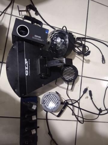 Kit de luz e fumaça para DJ