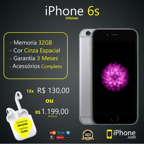 IPhone 6s 32GB | Black | Somos Loja Física | Aceitamos Troocas