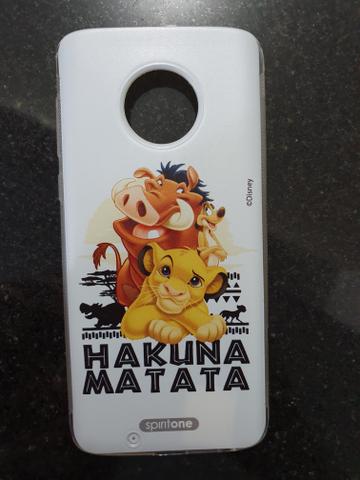 Moto G6 - Capa de celular O Rei Leão Hakuna Matata/ case celular - Foto 3