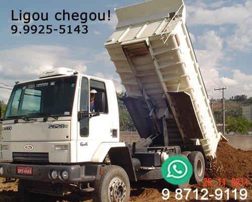 Venda" de Material de construção, carrada fechada, areia, brita, pedra marroada, aterro