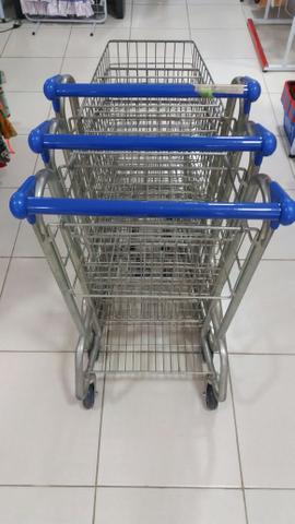 Vendo carrinho duplo 90 litros - Foto 3