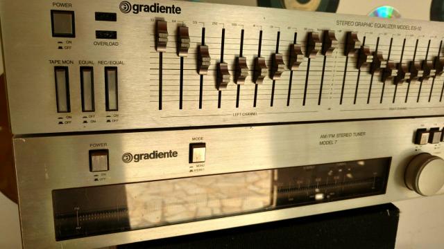 Tuner e Equalizador Gradiente Raridade