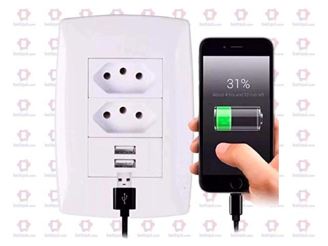 Tomada USB Carregador Celular - Foto 3