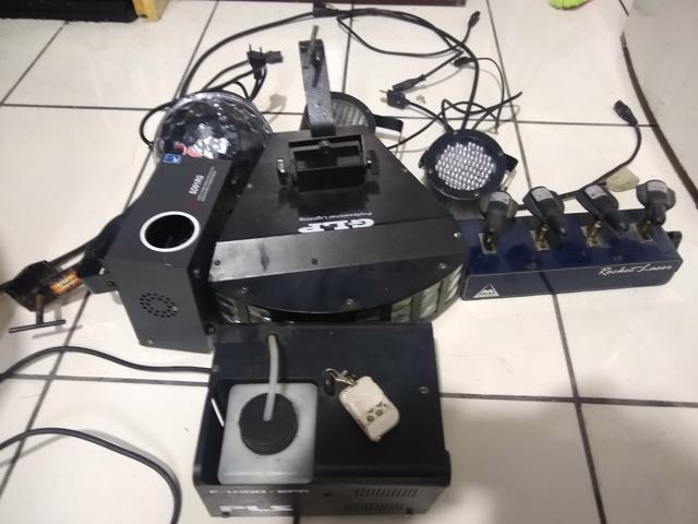 Kit de luz e fumaça para DJ - Foto 2