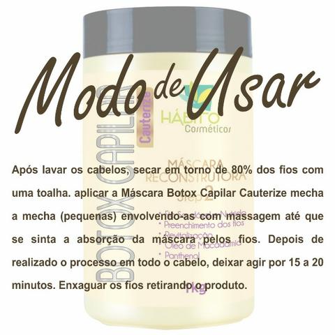 Máscara Reconstrutora e Cauterização Botox Bittes Cosméticos 096473 - Foto 2