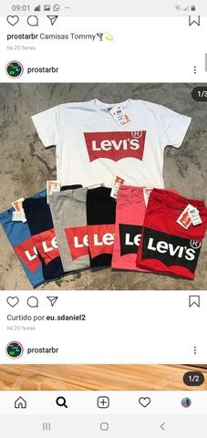 Camisas da levis e tommy
